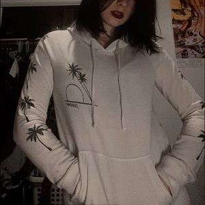 Palm tree sunset hoodie